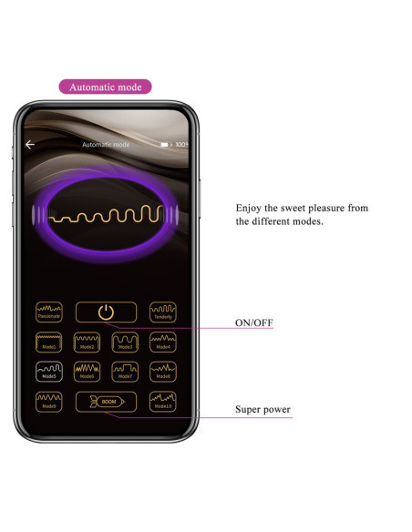 PRETTY LOVE HECTOR VIBRADOR ELECTROSHOCK POR CONTROL POR APP LILA PRETTY LOVE HECTOR VIBRADOR ELECTROSHOCK POR CONTROL POR APP LILA