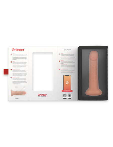 ONINDER LARGE BOGOTA DILDO VIBRADOR 9 VELOCIDADES NATURAL 22 CM O 45 CM APP GRATUITA ONINDER LARGE BOGOTA DILDO VIBRADOR 9 VELOCIDADES NATURAL 22 CM O 45 CM APP GRATUITA