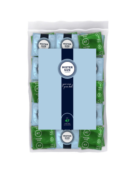 MISTER SIZE PRESERVATIVOS TALLA XS 47 MM 100 UNIDADES