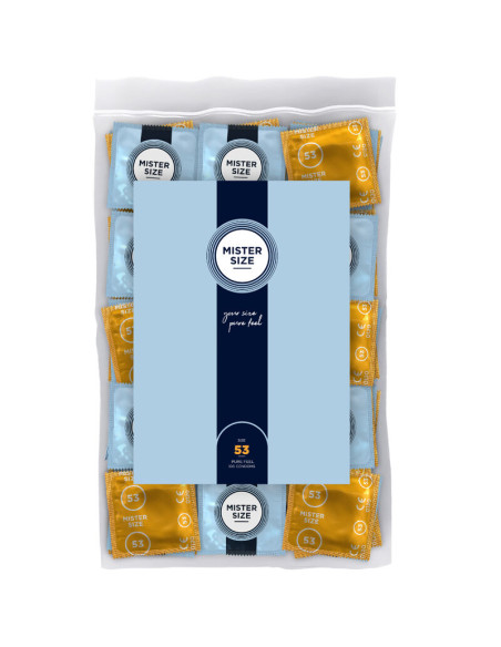 MISTER SIZE PRESERVATIVOS TALLA M 53 MM 100 UNIDADES