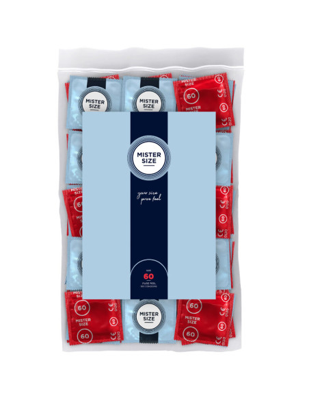 MISTER SIZE PRESERVATIVOS TALLA XL 60 MM 100 UNIDADES
