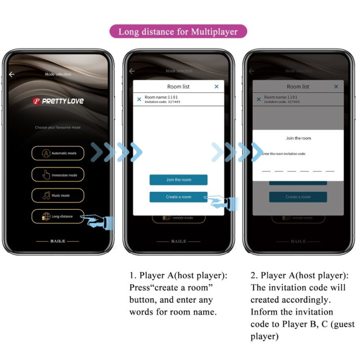 PRETTY LOVE LEVIATHAN VIBRADOR CONTROLADO POR APP MORADO