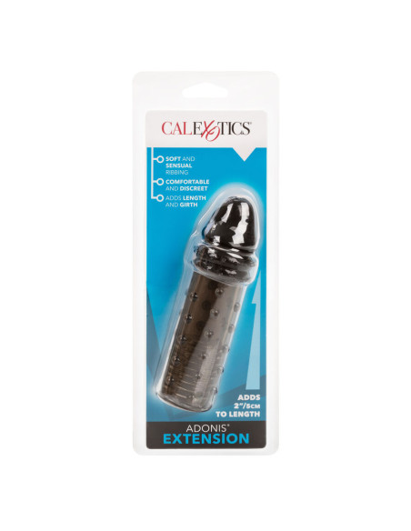CALEXOTICS EXTENSION DE SILICONA PARA EL PENE NEGRO CALEXOTICS EXTENSION DE SILICONA PARA EL PENE NEGRO