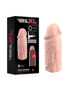 VIRILXL EXTENSION DE PENE LIQUID SILICONE V3 NATURAL 2