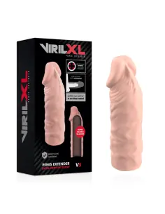 VIRILXL EXTENSION DE PENE LIQUID SILICONE V5 NATURAL 2