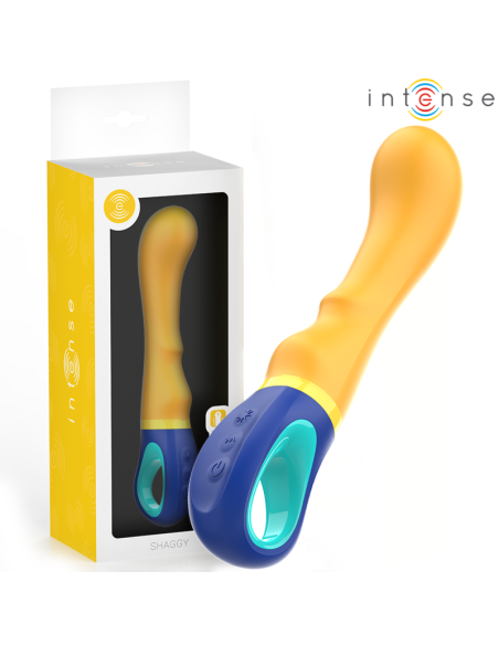 INTENSE SHAGGY VIBRADOR PUNTO G AMARILLO