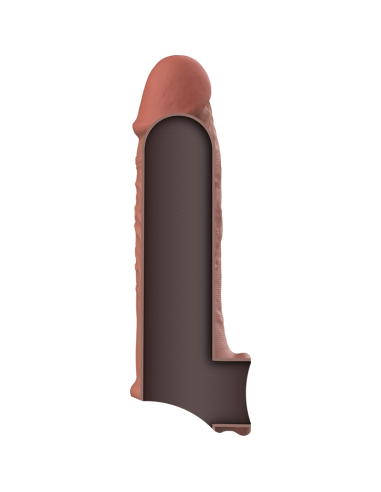 VIRILXL EXTENSION DE PENE LIQUID SILICONE V9 MARRON