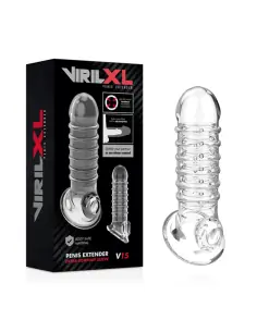 VIRILXL EXTENSION Y FUNDA DE PENE V15 TRANSPARENTE 2