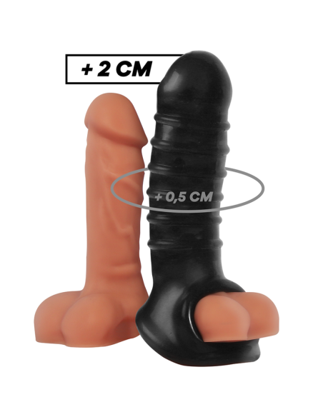 VIRILXL EXTENSION Y FUNDA DE PENE V15 NEGRO VIRILXL EXTENSION Y FUNDA DE PENE V15 NEGRO