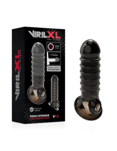 VIRILXL EXTENSION Y FUNDA DE PENE V15 NEGRO 2