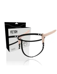 FETISH SUBMISSIVE HARNESS SILICONA FLESH 15 CM 2