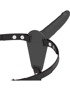 FETISH SUBMISSIVE HARNESS SILICONA NEGRO 15 CM