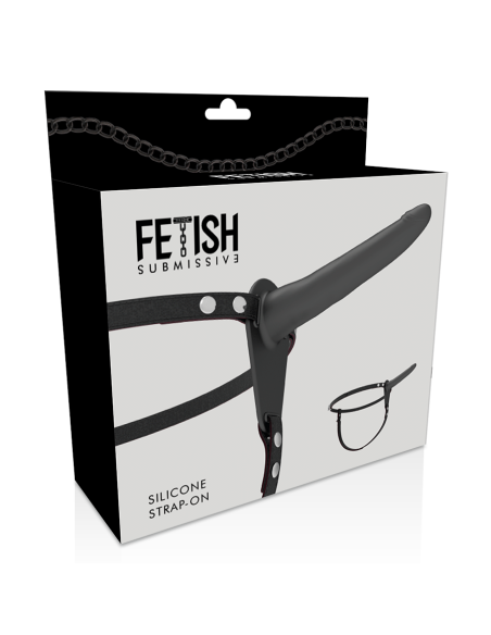 FETISH SUBMISSIVE HARNESS SILICONA NEGRO 15 CM FETISH SUBMISSIVE HARNESS SILICONA NEGRO 15 CM