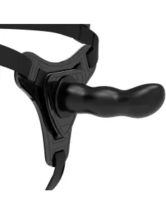 FETISH SUBMISSIVE HARNESS SILICONA NEGRO G SPOT 16 CM