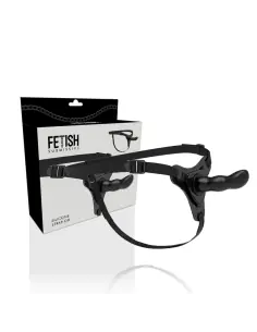 FETISH SUBMISSIVE HARNESS SILICONA NEGRO G SPOT 16 CM 2