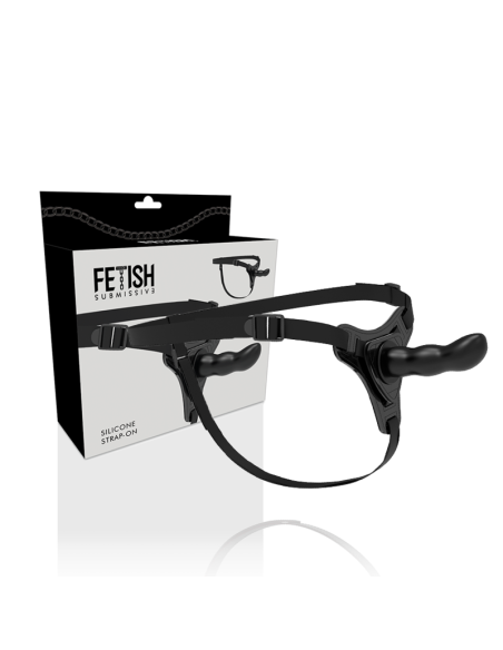 FETISH SUBMISSIVE HARNESS SILICONA NEGRO G SPOT 16 CM FETISH SUBMISSIVE HARNESS SILICONA NEGRO G SPOT 16 CM