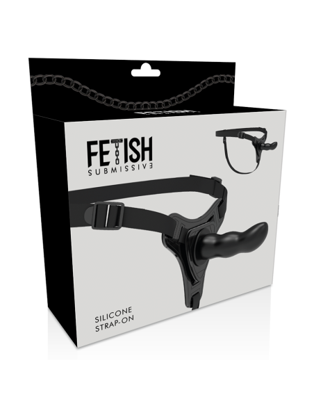 FETISH SUBMISSIVE HARNESS SILICONA NEGRO G SPOT 16 CM FETISH SUBMISSIVE HARNESS SILICONA NEGRO G SPOT 16 CM