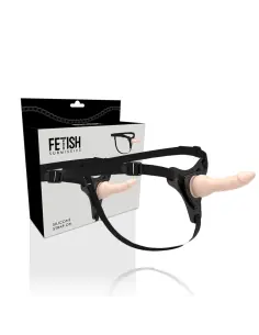 FETISH SUBMISSIVE HARNESS SILICONA FLESH REALISTIC 16CM 2