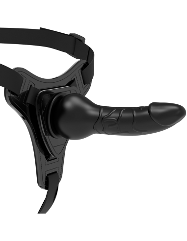FETISH SUBMISSIVE HARNESS SILICONA NEGRO REALISTIC 16 CM