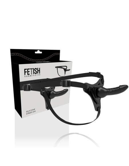 FETISH SUBMISSIVE HARNESS SILICONA NEGRO REALISTIC 16 CM FETISH SUBMISSIVE HARNESS SILICONA NEGRO REALISTIC 16 CM