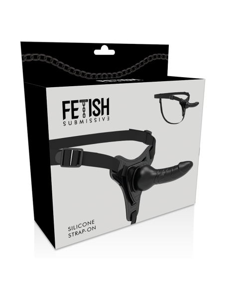 FETISH SUBMISSIVE HARNESS SILICONA NEGRO REALISTIC 16 CM FETISH SUBMISSIVE HARNESS SILICONA NEGRO REALISTIC 16 CM