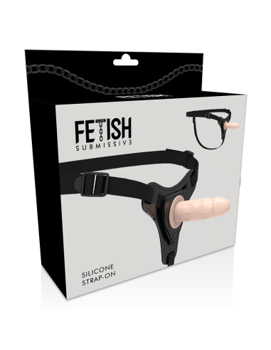 FETISH SUBMISSIVE HARNESS SILICONA FLESH REALISTIC 125 CM