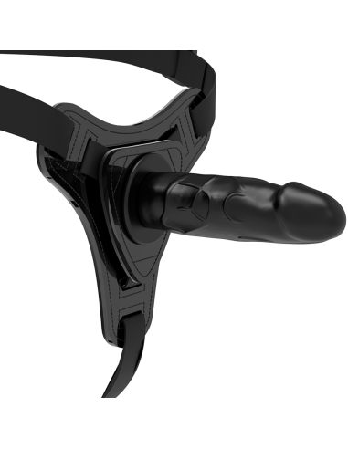 FETISH SUBMISSIVE HARNESS SILICONA NEGRO REALISTIC 15 CM
