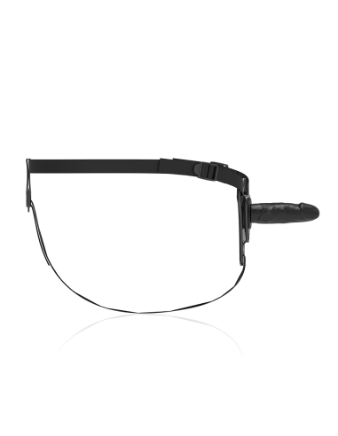 FETISH SUBMISSIVE HARNESS SILICONA NEGRO REALISTIC 15 CM