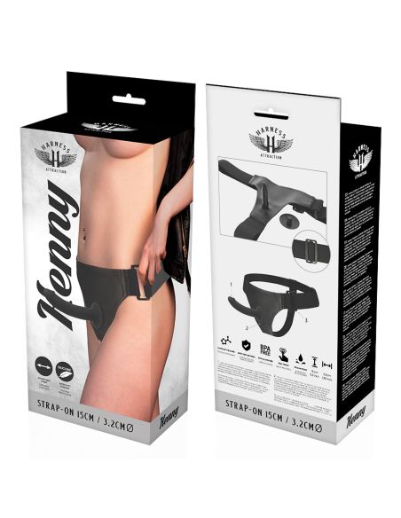 HARNESS ATTRACTION ARNES SILICONA KENNY 15 CM O 32 CM HARNESS ATTRACTION ARNES SILICONA KENNY 15 CM O 32 CM