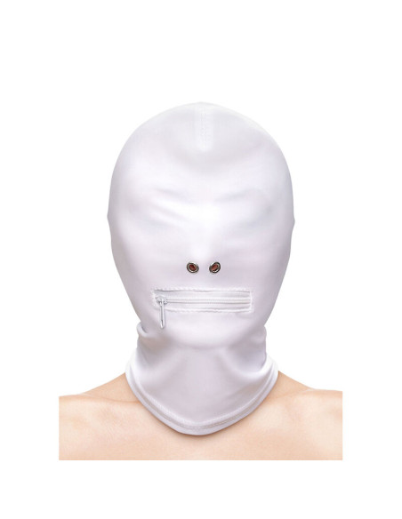 NS NOVELTIES FETISH FASHION PASAMONTAAAS COMPLETO CON CREMALLERA NYLON BLANCO