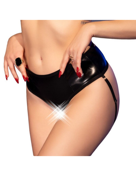 CHILIROSE CR 4841 CROTCHLESS PANTY NEGRO S M