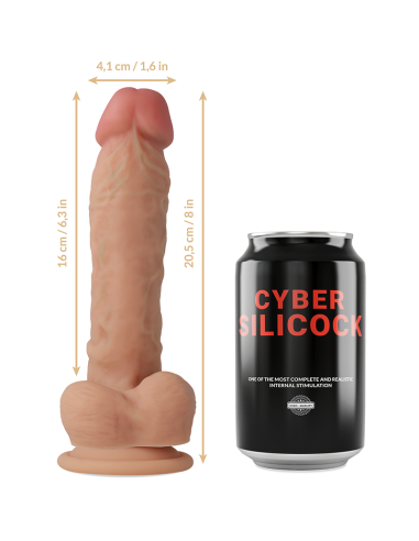 CYBER SILICOCK ARNES SILICONA LIQUIDA MAGNUS 205 CM O 41 CM