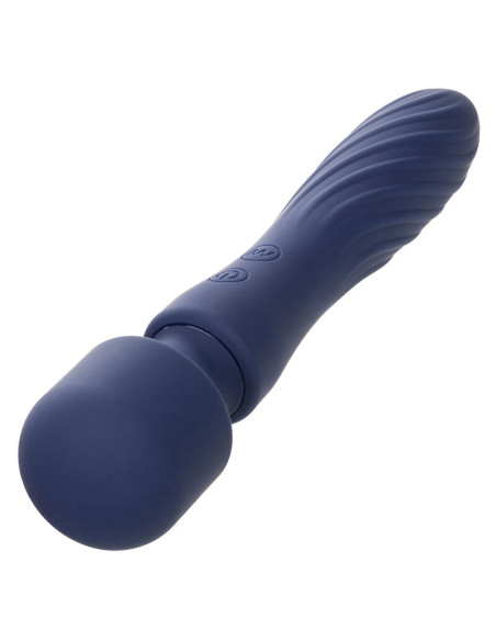 CALEXOTICS CHARISMA MYSTIQUE MASAJEADOR DOBLE MOTOR 12 FUNCIONES 215 CM X 45 CM MORADO