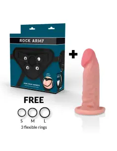 ROCKARMY ARNES DUAL DENSITY TIGER DILDO REALISTA 14 CM O 446 CM 2