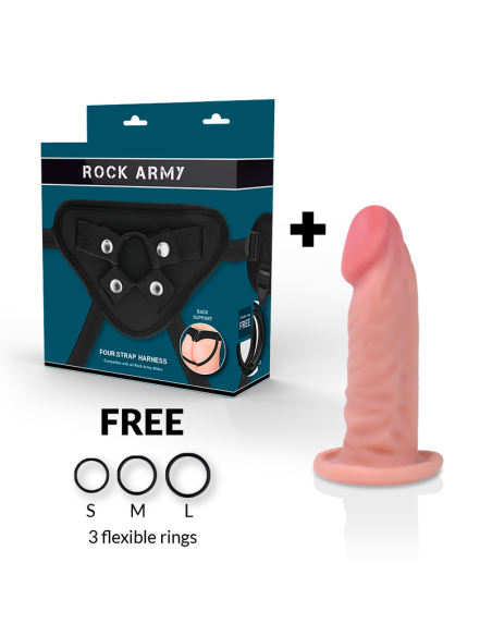 ROCKARMY ARNES DUAL DENSITY TIGER DILDO REALISTA 14 CM O 446 CM ROCKARMY ARNES DUAL DENSITY TIGER DILDO REALISTA 14 CM O 446 CM