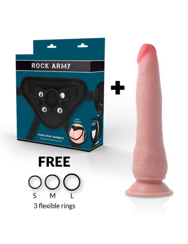 ROCKARMY ARNES DUAL DENSITY CRUSADER DILDO REALISTA 215 CM O 446 CM