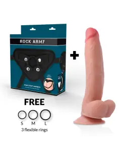 ROCKARMY ARNES DUAL DENSITY LEOPARD DILDO REALISTA 23 CM O 477 CM 2
