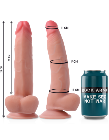 ROCKARMY ARNES DUAL DENSITY LEOPARD DILDO REALISTA 23 CM O 477 CM