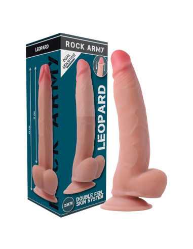 ROCKARMY ARNES DUAL DENSITY LEOPARD DILDO REALISTA 23 CM O 477 CM