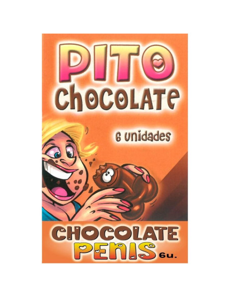 DIABLO PICANTE CAJA 6 CHOCOLATINAS FORMA PENE