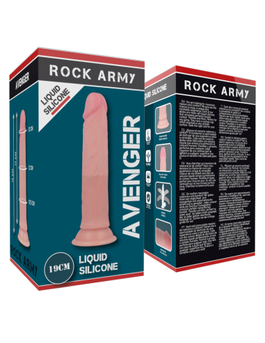 ROCKARMY HARNESS LIQUID SILICONE DILDO PREMIUM AVENGER 19 CM O 398 CM