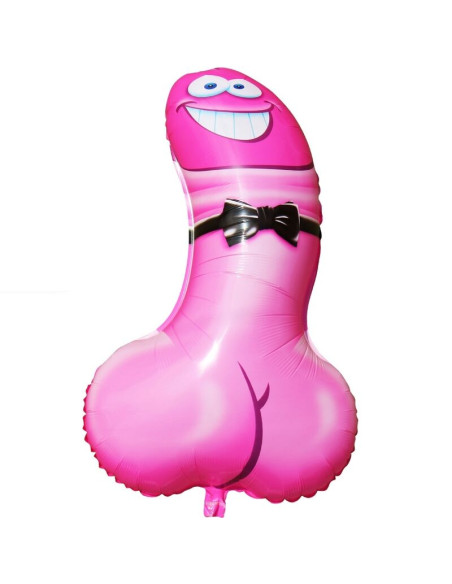 DIABLO PICANTE GLOBO DE FIESTA FORMA PENE ROSA