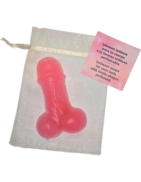 DIABLO PICANTE JABAN PERFUMADO FORMA PENE ROSA