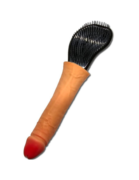 DIABLO PICANTE CEPILLO PARA PELO CON PENE EN LA PUNTA