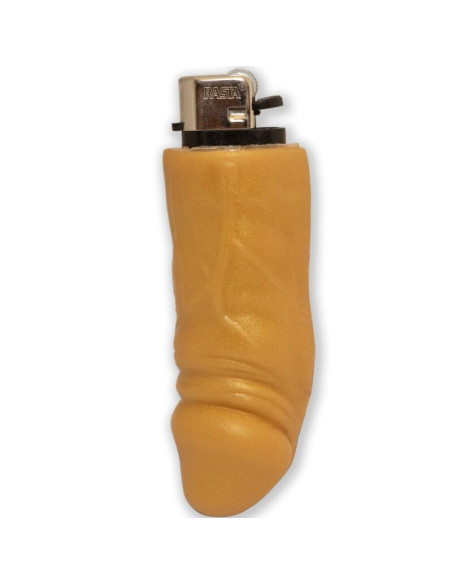 DIABLO PICANTE MECHERO RECARGABLE FORMA PENE DORADO