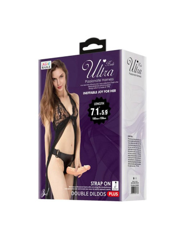 BAILE ULTRA PASSIONATE HARNESS DOBLES DILDOS CON ARNES