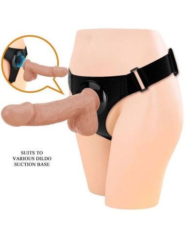PRETTY LOVE HARNESS BRIEFS ARNES UNIVERSAL CON DILDO JERRY 218 CM NATURAL