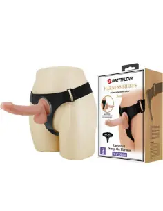 PRETTY LOVE HARNESS BRIEFS ARNES UNIVERSAL CON DILDO KEVIN 19 CM NATURAL 2