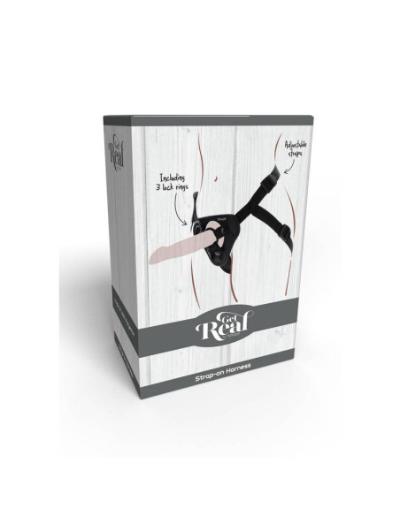 GET REAL STRAP ON HARNES NEGRO GET REAL STRAP ON HARNES NEGRO