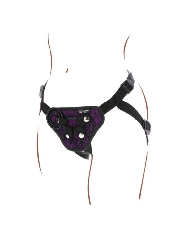 GET REAL STRAP ON LACE HARNES MORADO